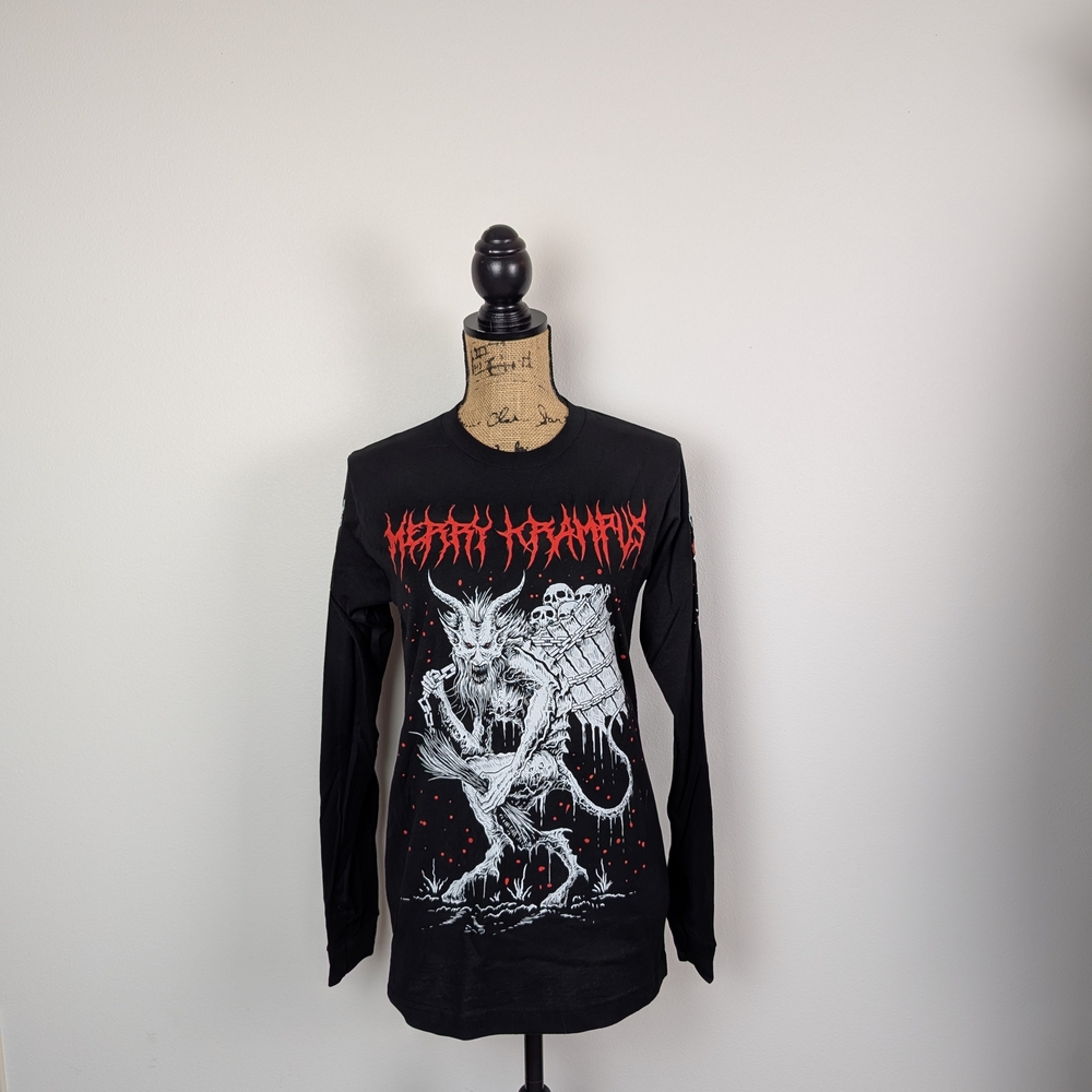 Merry Krampus Long Sleeve Shirt! 🎄❄️